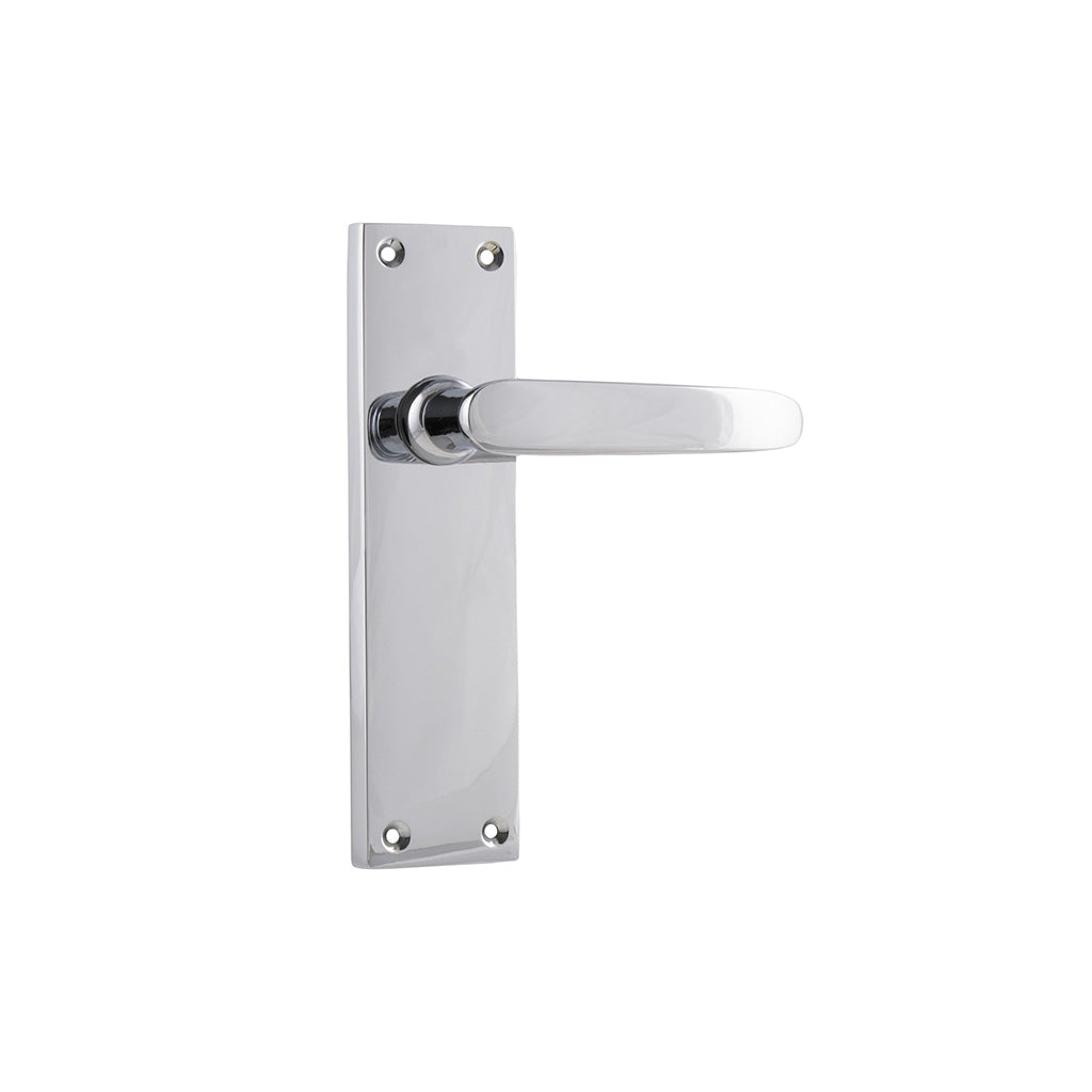 Balmoral Lever - Long Backplate Chrome Plated / Passage / Lever Set Only