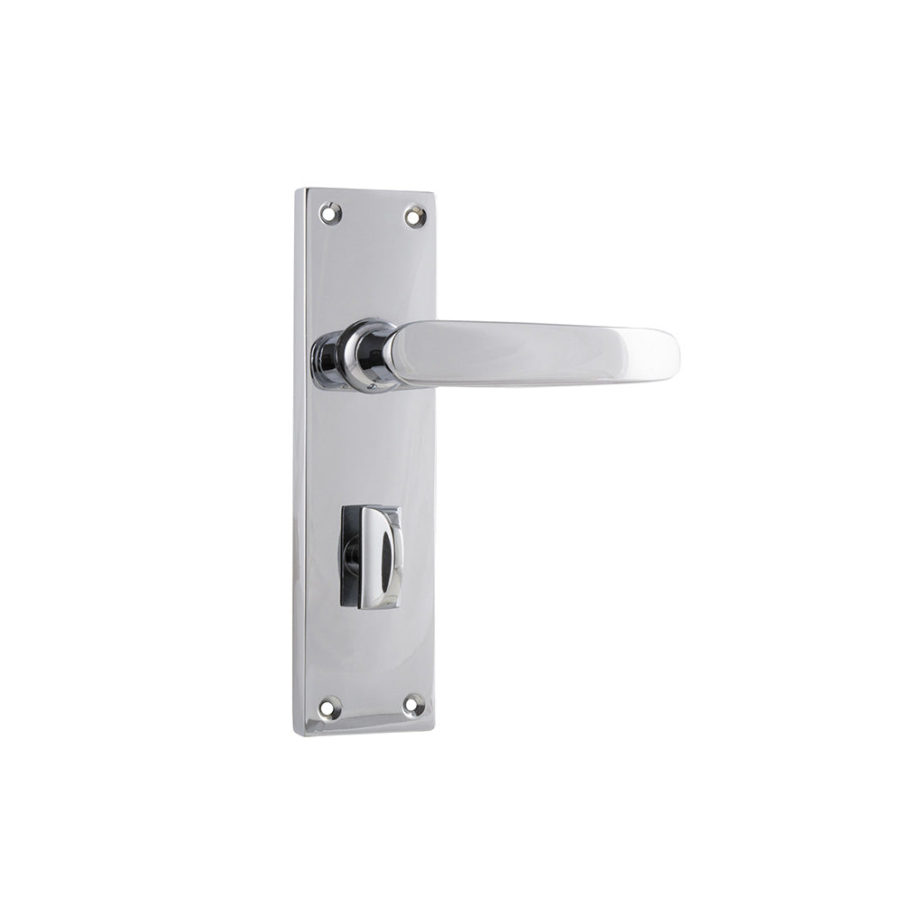 Balmoral Lever - Long Backplate Chrome Plated / Privacy / Lever Set Only