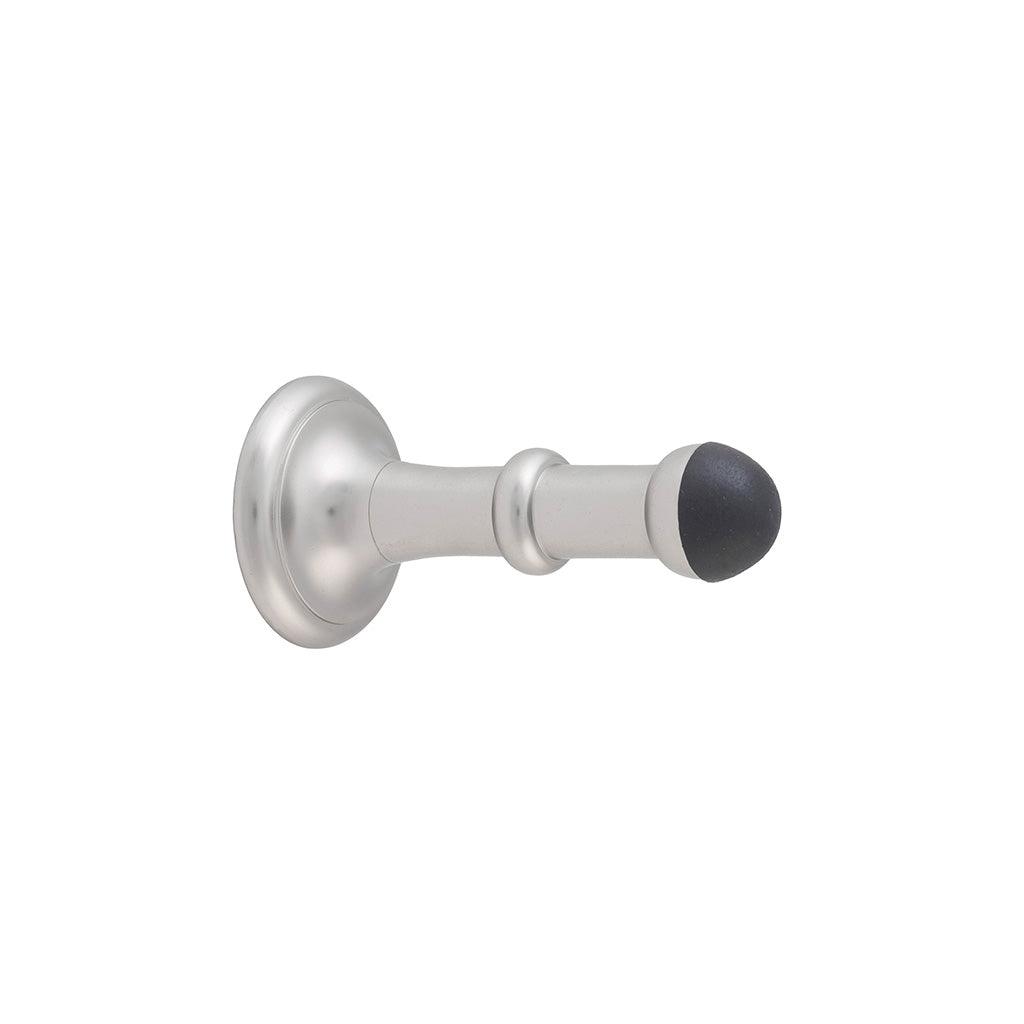 Small Concealed Fix Door Stop Satin Nickel