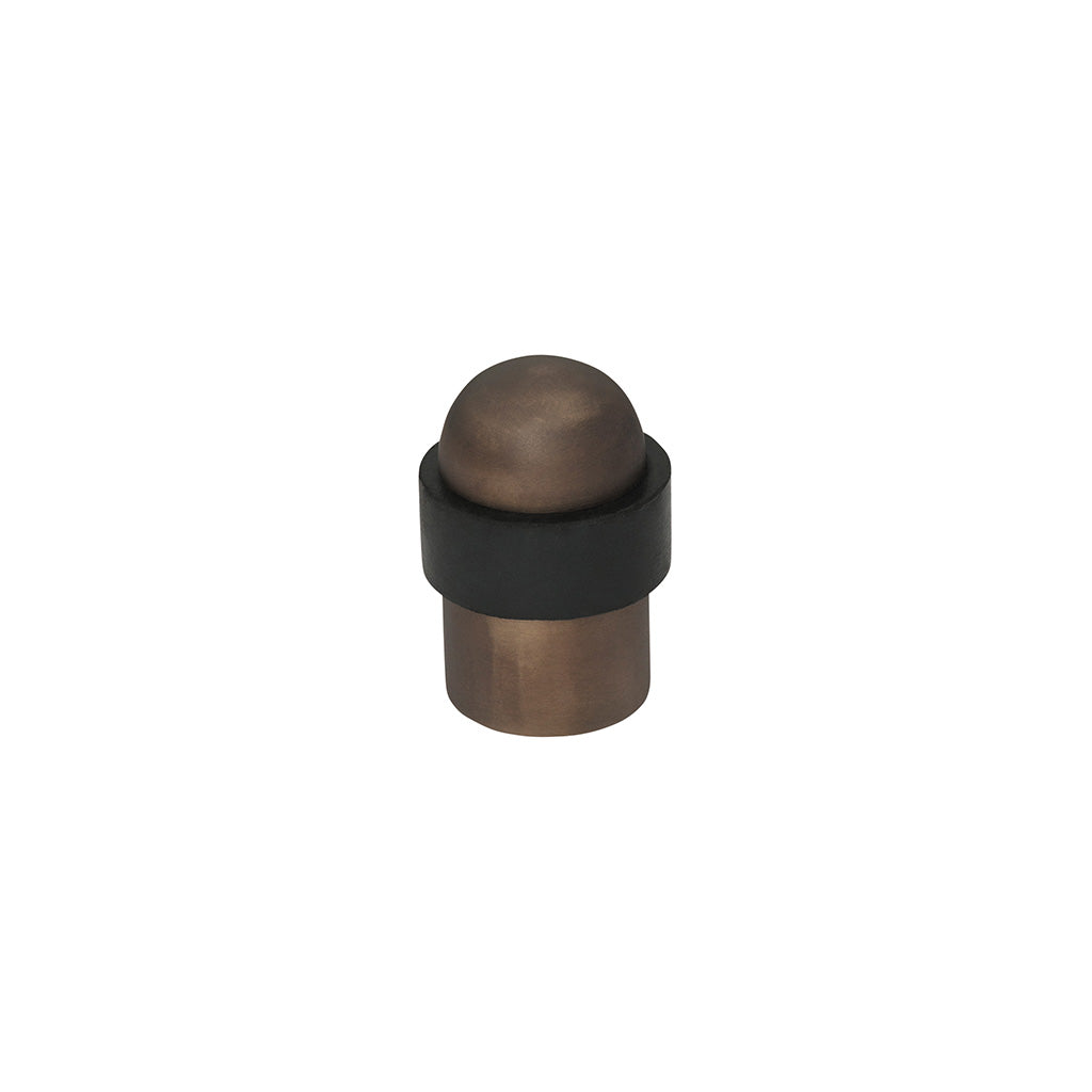 Domed Door Stop Antique Brass