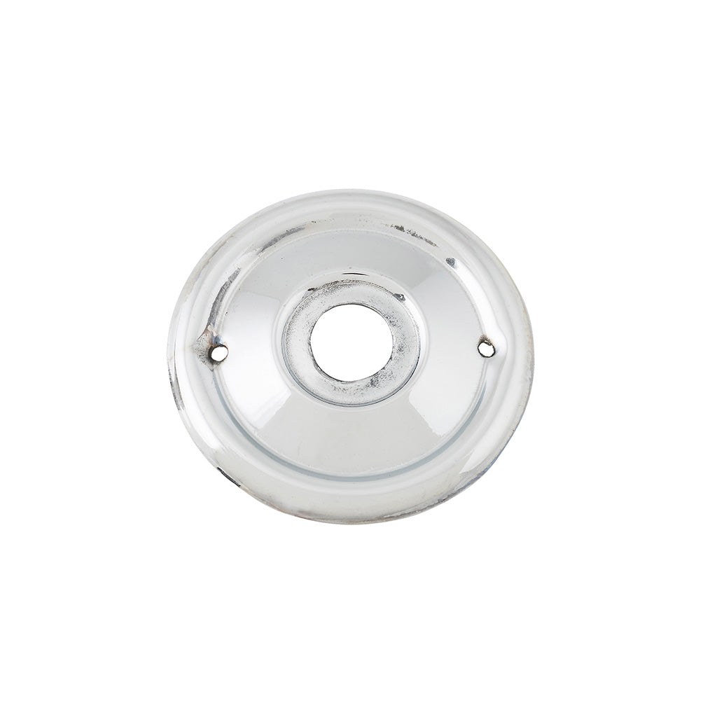 Milled Edge Mortice Knob Backplates - 52mm Chrome Plated / Passage / Lever Set Only