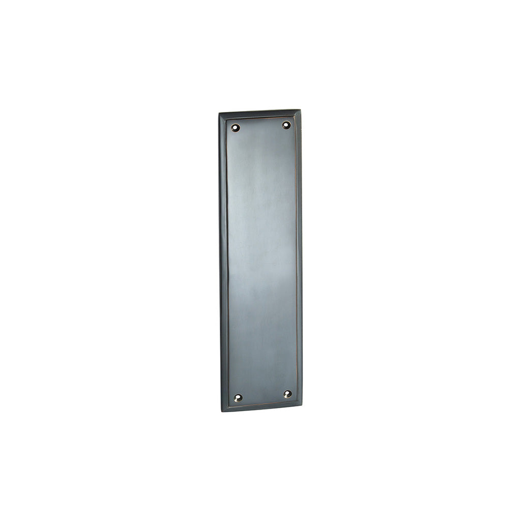 Milton Push Plate Antique Copper
