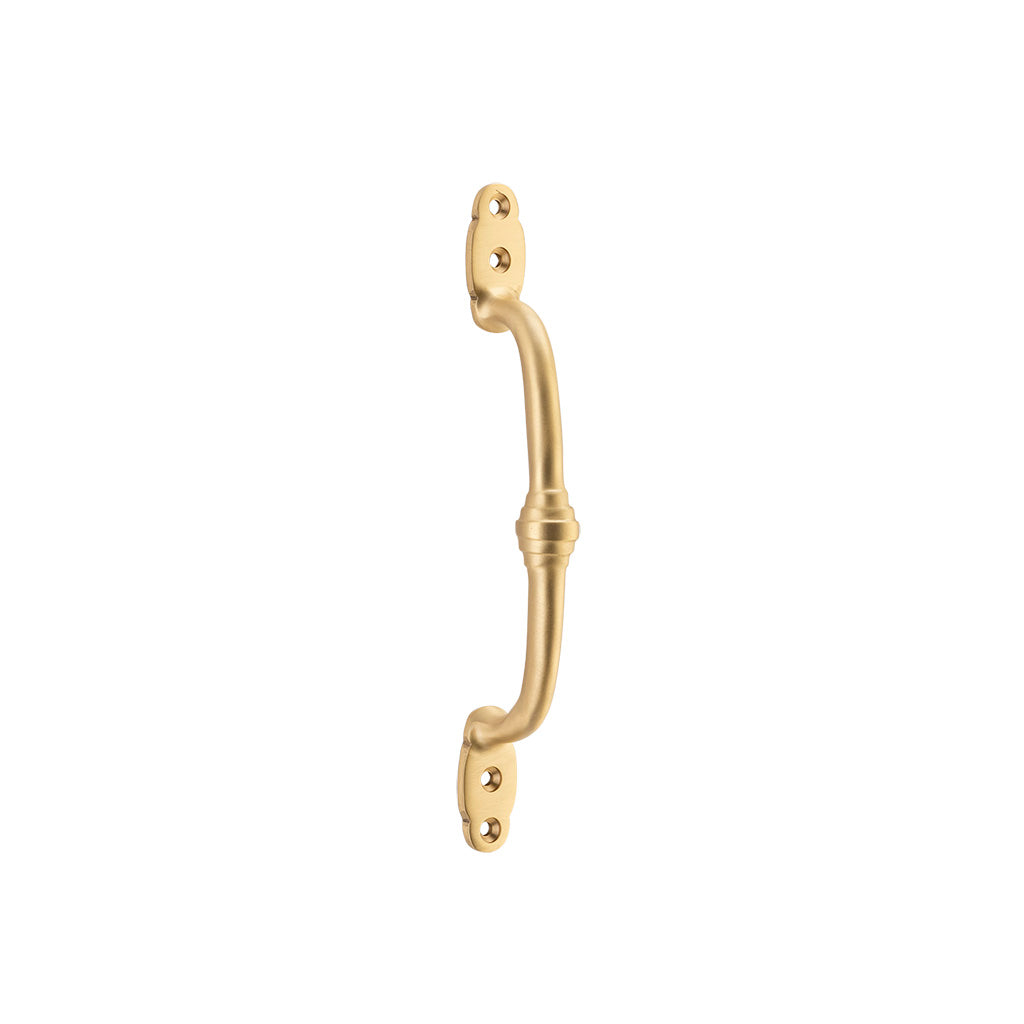 Offset Banded Pull Handle - H180xP41mm Satin Brass / 180mm