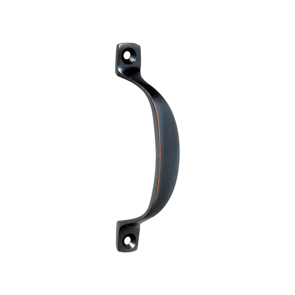 Offset Pull Handle - H100xP20mm Antique Copper / 100mm