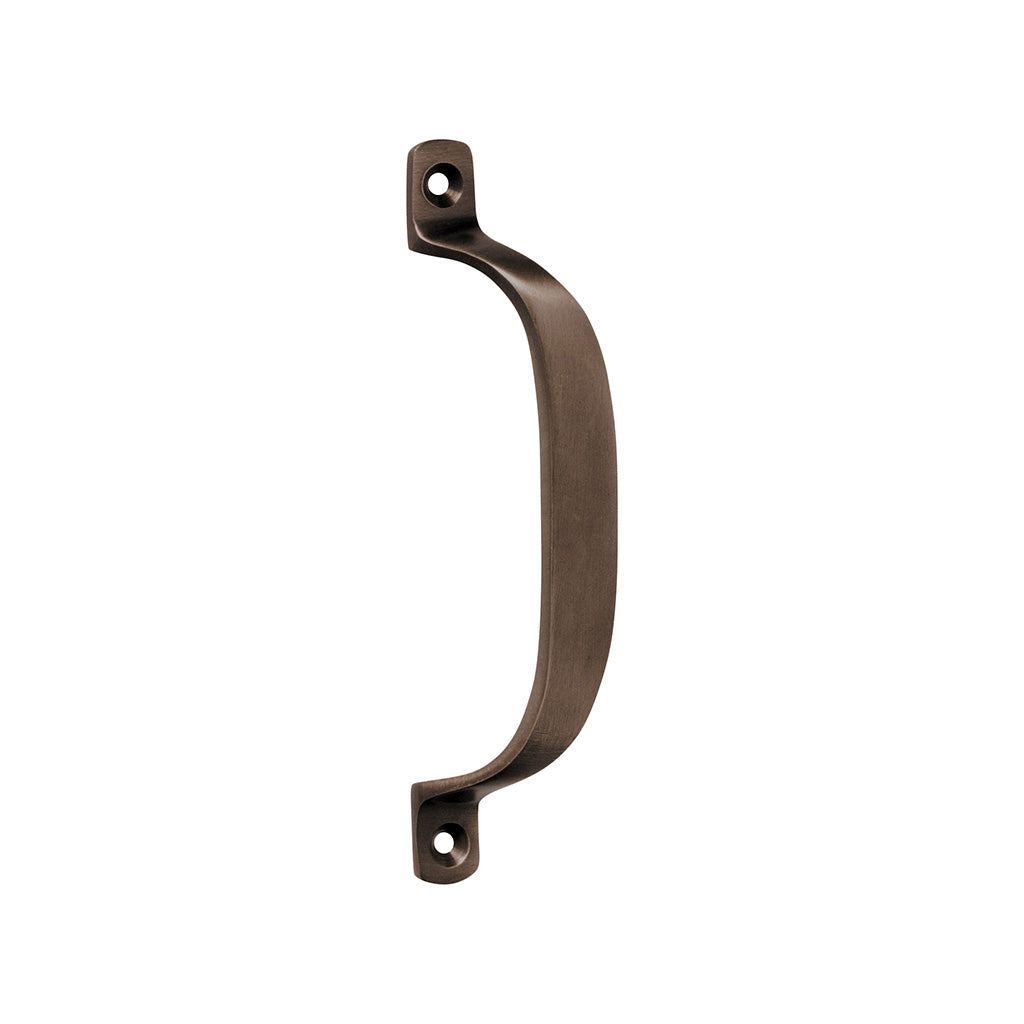 Offset Pull Handle - H130xP23mm Antique Brass / 130mm