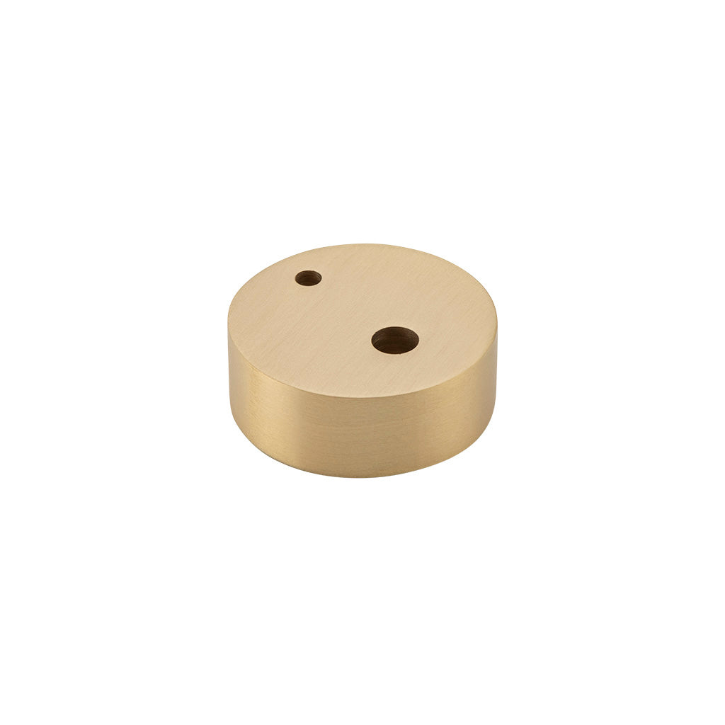 Oval Door Stop Spacer Satin Brass
