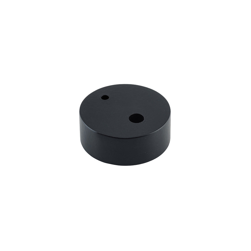 Oval Door Stop Spacer Matt Black