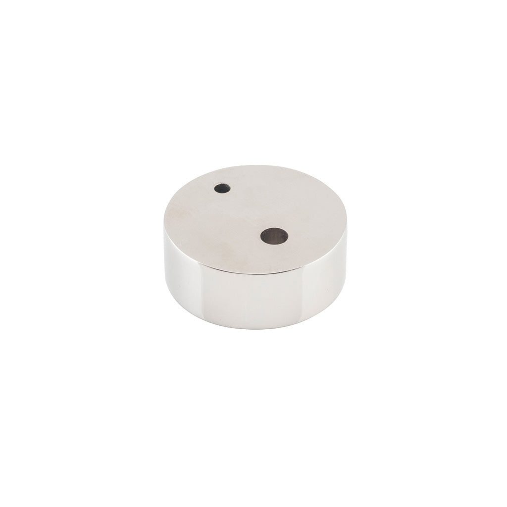 Oval Door Stop Spacer Polished Nickel