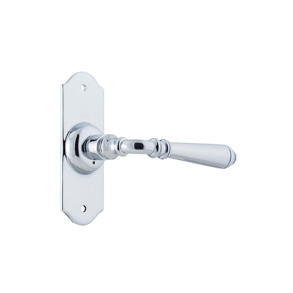 Reims Lever - Short Backplate Chrome Plated / Passage / Lever Set Only