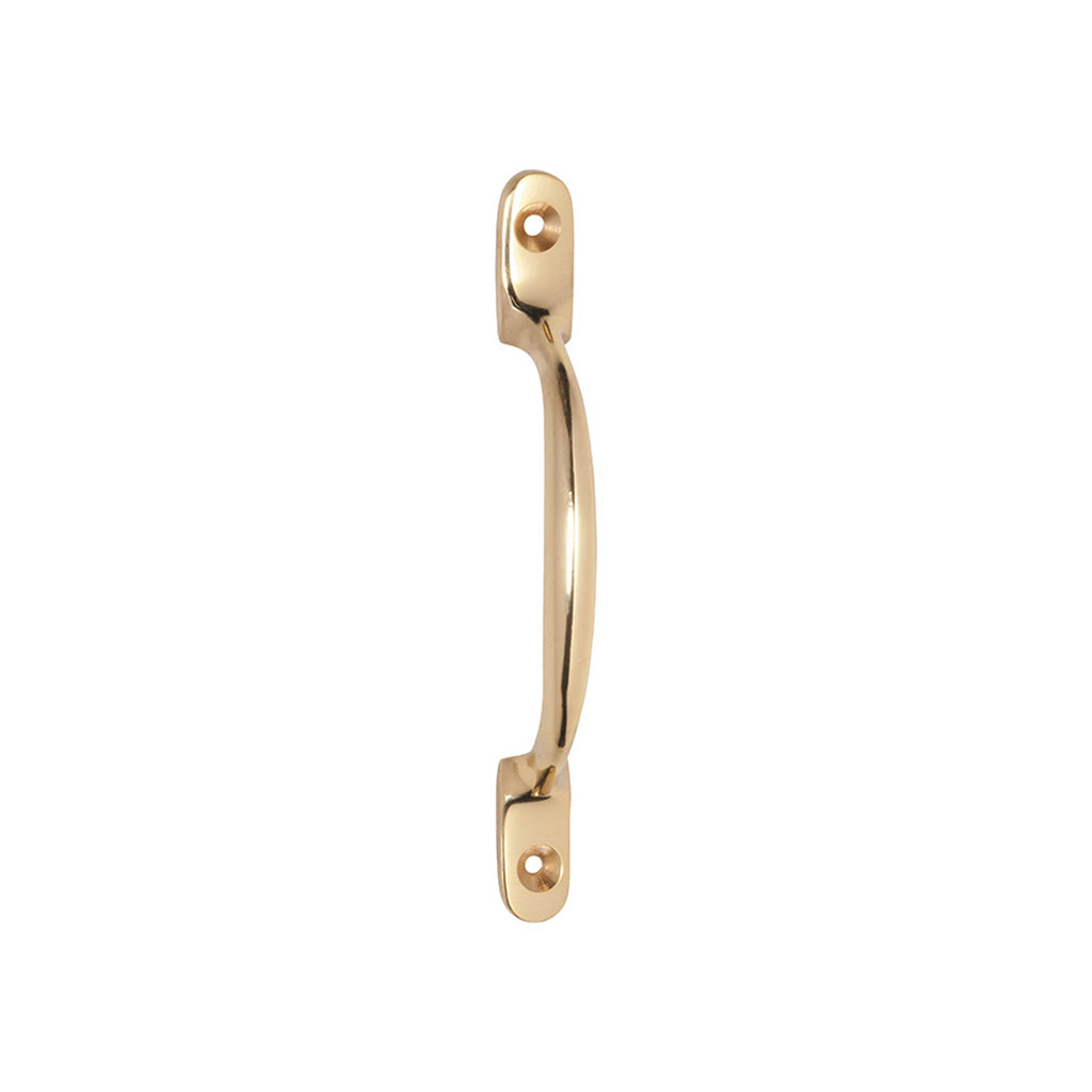 Standard Pull Handle - L125xP26mm Polished Brass / 92mm