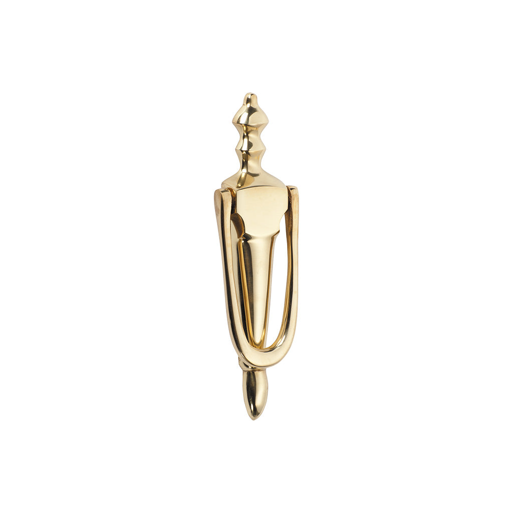 Victorian Door Knocker Polished Brass